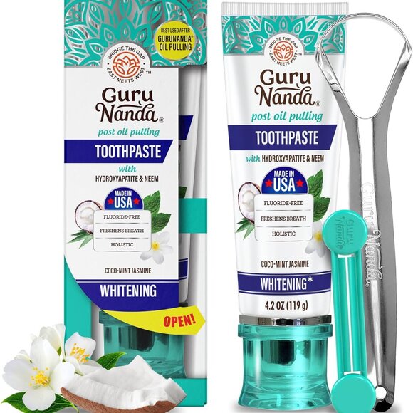 Hydroxyapatite Toothpaste, SLS & Fluoride Free, Whitening Toothpaste - Freshens - Picture 1 of 8